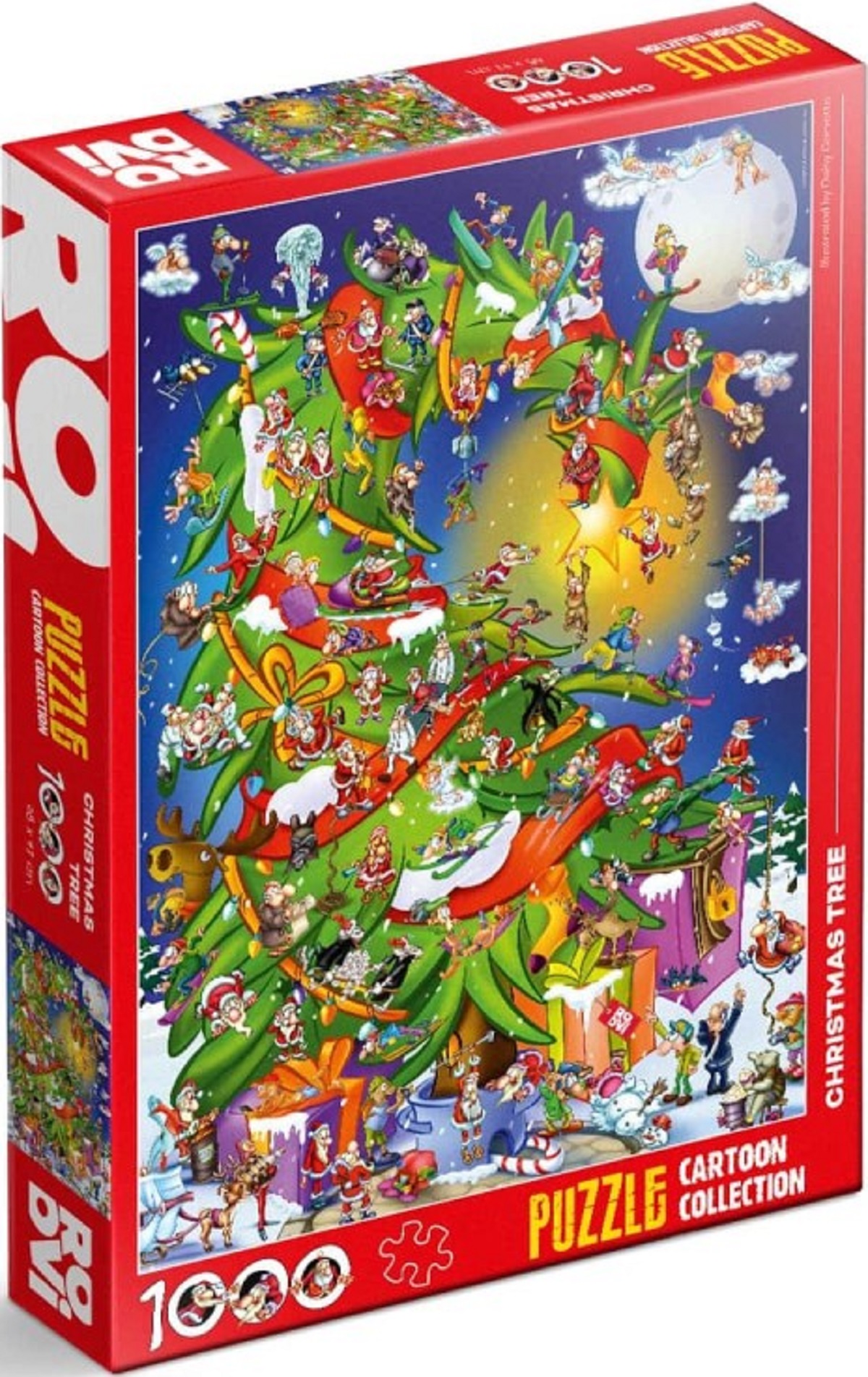 Puzzle 1000 Cartoon Collection - Christmas Tree