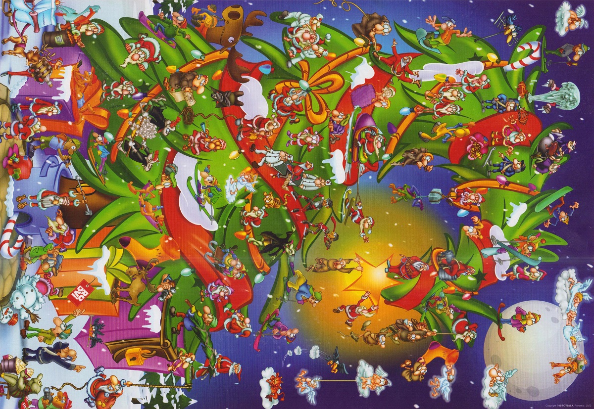 Puzzle 1000 Cartoon Collection - Christmas Tree