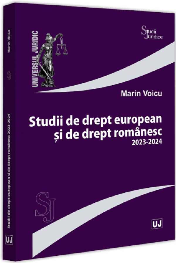 Studii de drept european si de drept romanesc 2023-2024 - Marin Voicu