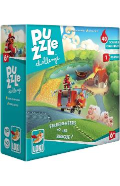 Imaginea produsului 'Puzzle Challenge: Firefighters to the Rescue!'