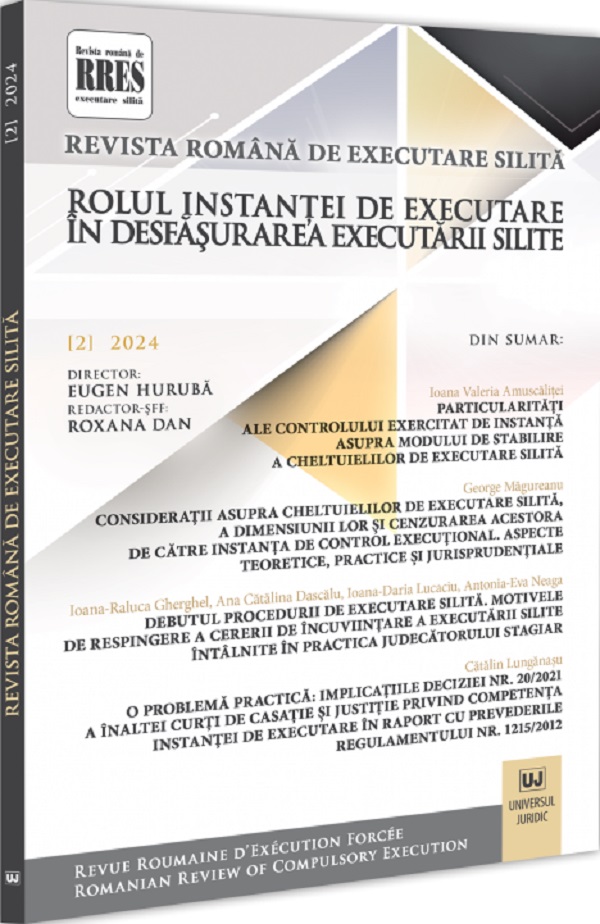 Revista romana de executare silita Nr.2 din 2024