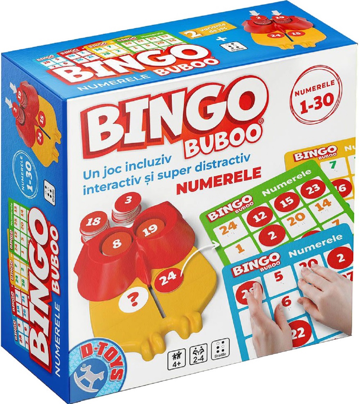 Bingo Buboo: Numerele. Braille