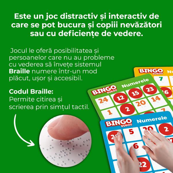 Bingo Buboo: Numerele. Braille