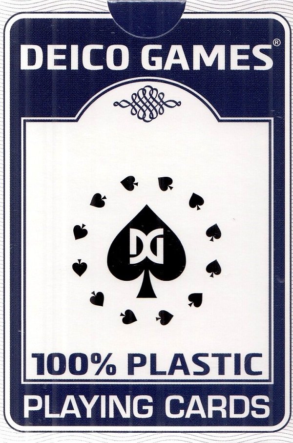 Carti de joc: Poker 100% Plastic. Albastru