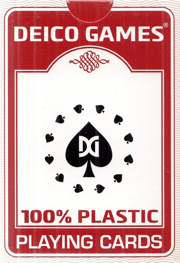 Carti de joc: Poker 100% Plastic. Rosu