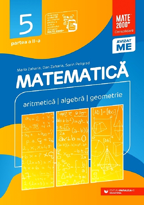 Matematica - Clasa 5 Partea 2 - Consolidare - Maria Zaharia, Dan Zaharia, Sorin Peligrad