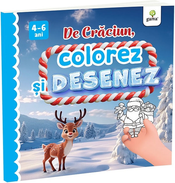 De Craciun: Clorez si desenez 4-6 ani