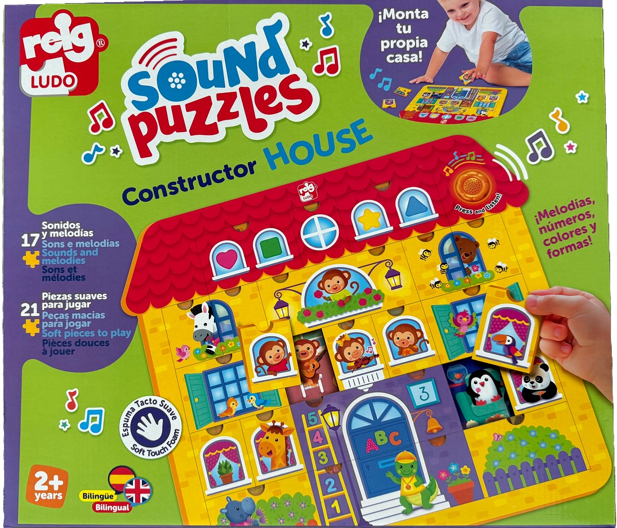 Puzzle cu sunete: Casa