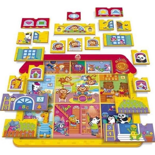 Puzzle cu sunete: Casa