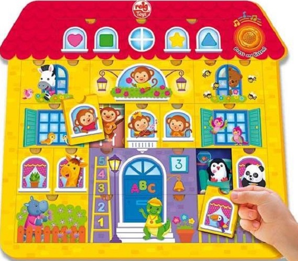 Puzzle cu sunete: Casa