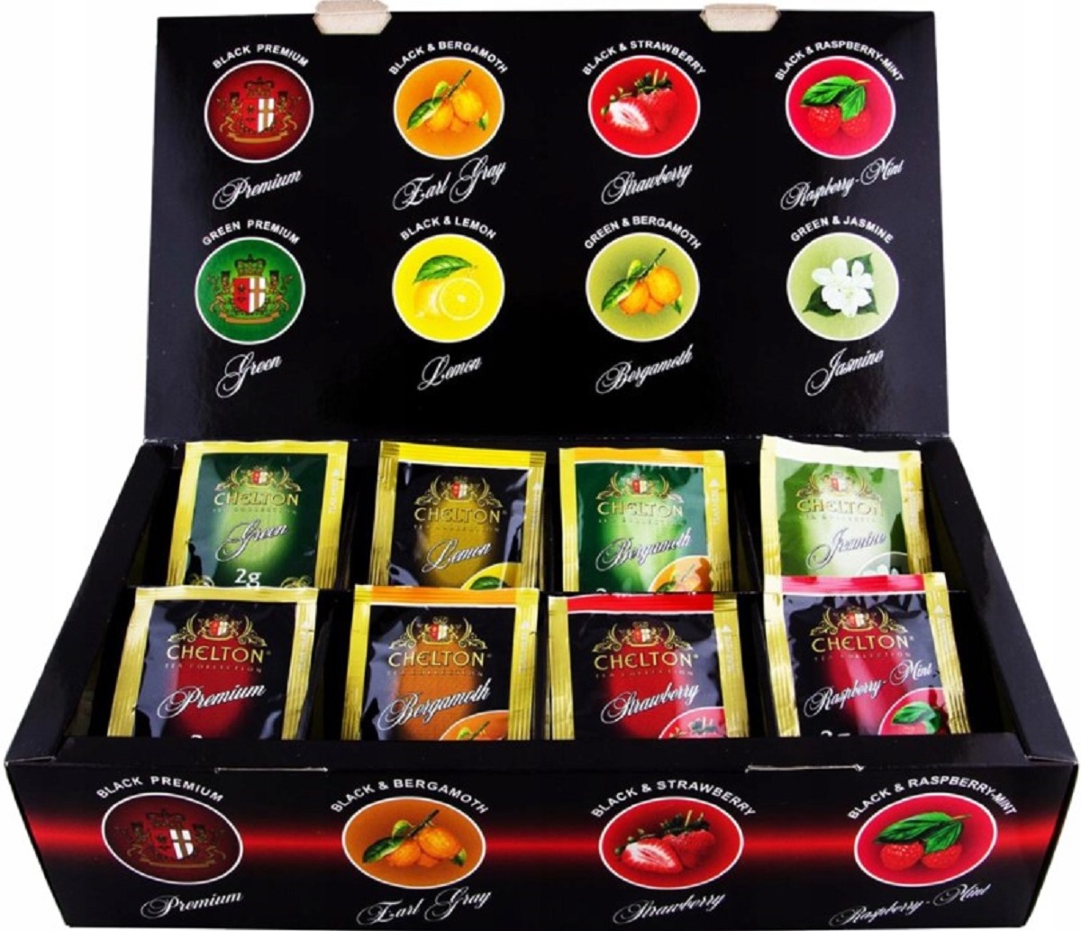 Set ceai: 8 arome x 10 pliculete. Exclusive Tea Collection