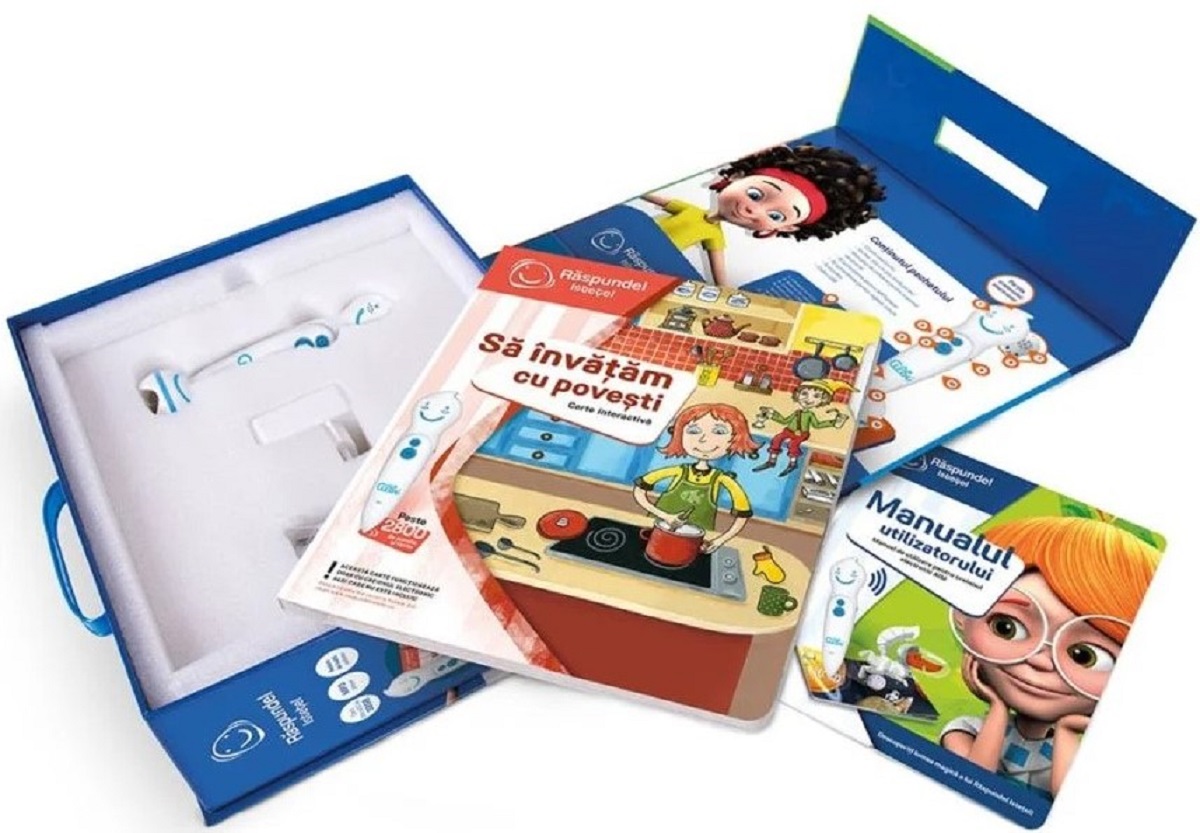 Pachet Raspundel Istetel: Creion si carte. Sa invatam cu povesti