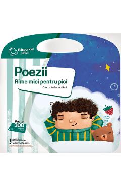 Coperta cărții 'Carte interactivă. Răspundel Istețel: Poezii. Rime mici pentru pici'