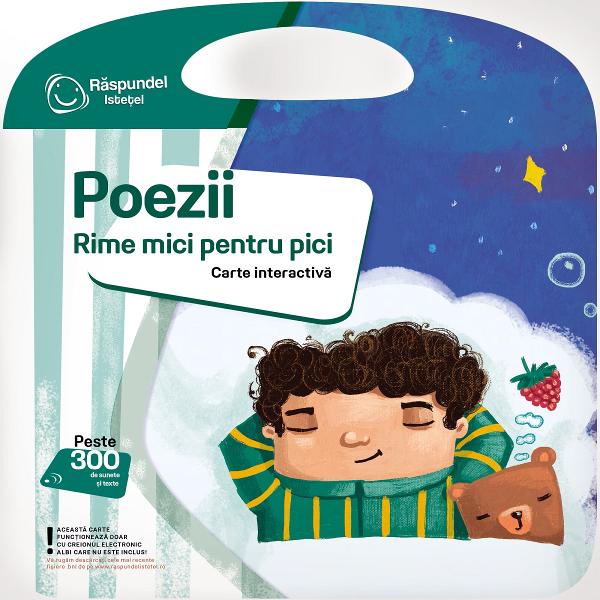 Carte interactiva. Raspundel Istetel: Poezii. Rime mici pentru pici
