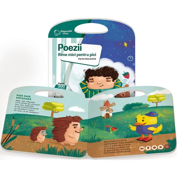 Carte interactiva. Raspundel Istetel: Poezii. Rime mici pentru pici
