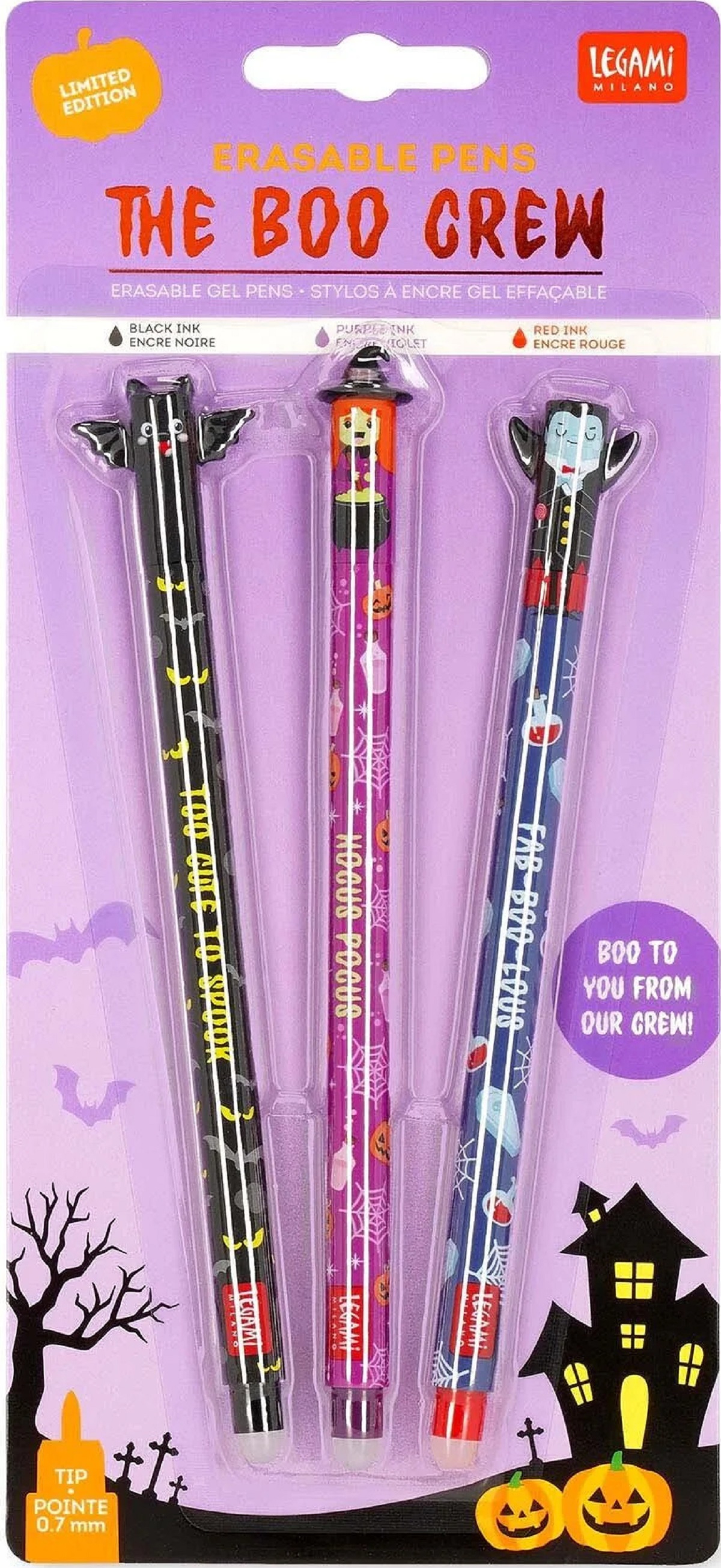 Set 3 pixuri cu gel. The Boo Crew