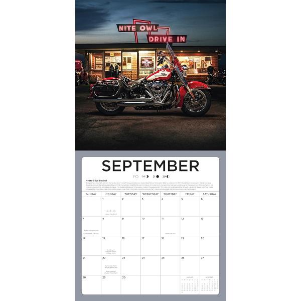 Calendar de perete 2025: Harley Davidson