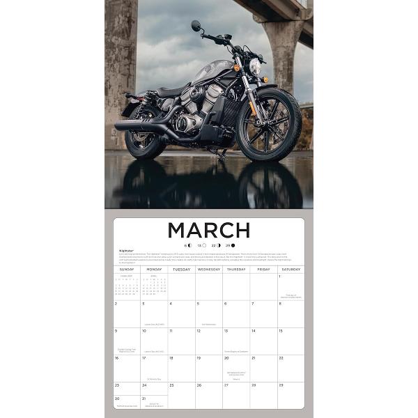 Calendar de perete 2025: Harley Davidson