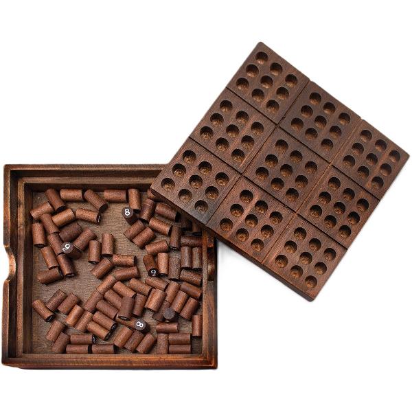 Joc: Sudoku din lemn