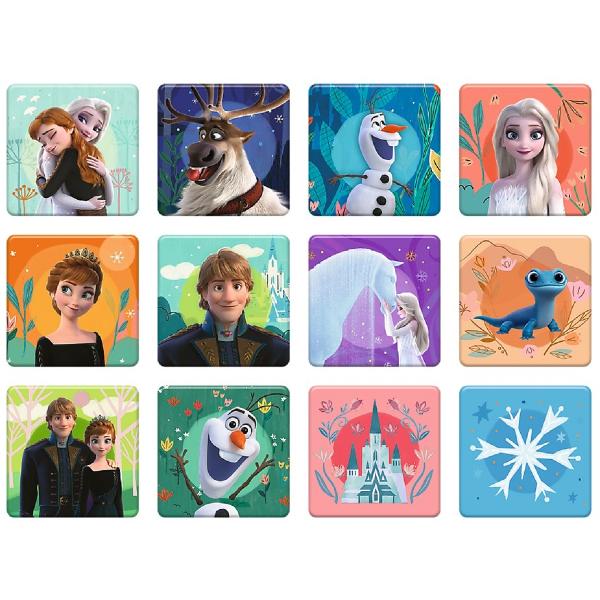 Puzzle 2 in 1 + Memo. Disney Frozen. Printesele si taramul lor