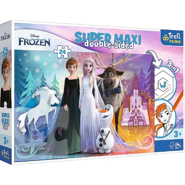 Puzzle 24 Super Maxi. Frozen 2. Regatul inghetat