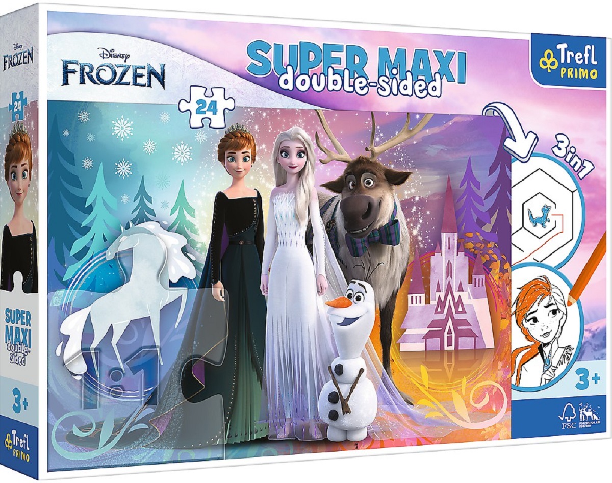 Puzzle 24 Super Maxi. Frozen 2. Regatul inghetat