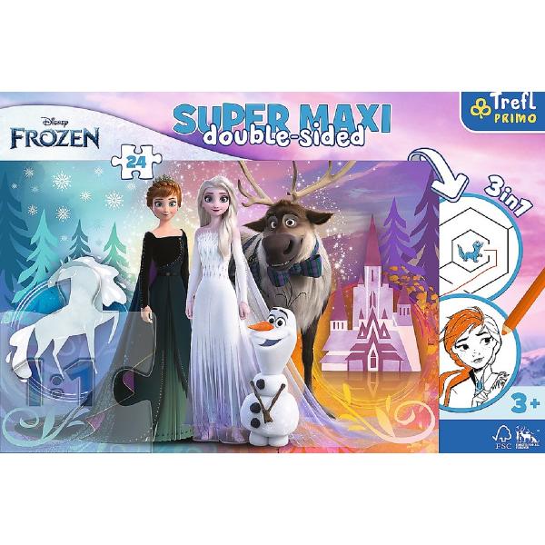 Puzzle 24 Super Maxi. Frozen 2. Regatul inghetat