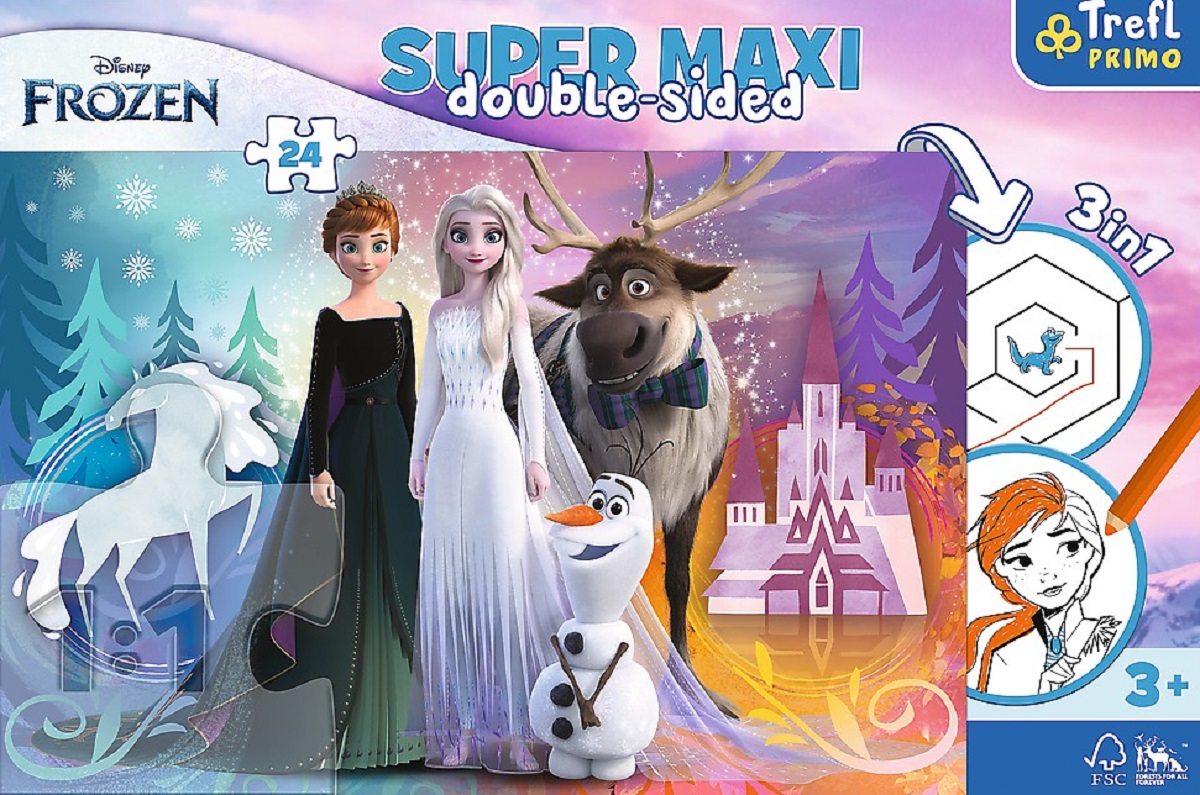 Puzzle 24 Super Maxi. Frozen 2. Regatul inghetat