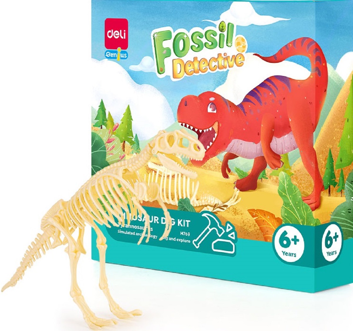 Set creativ: Fossile Detective. Tyrannosaurus