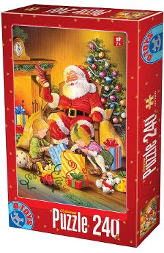 Imaginea produsului 'Puzzle: Crăciun. 240 piese. Roșu'