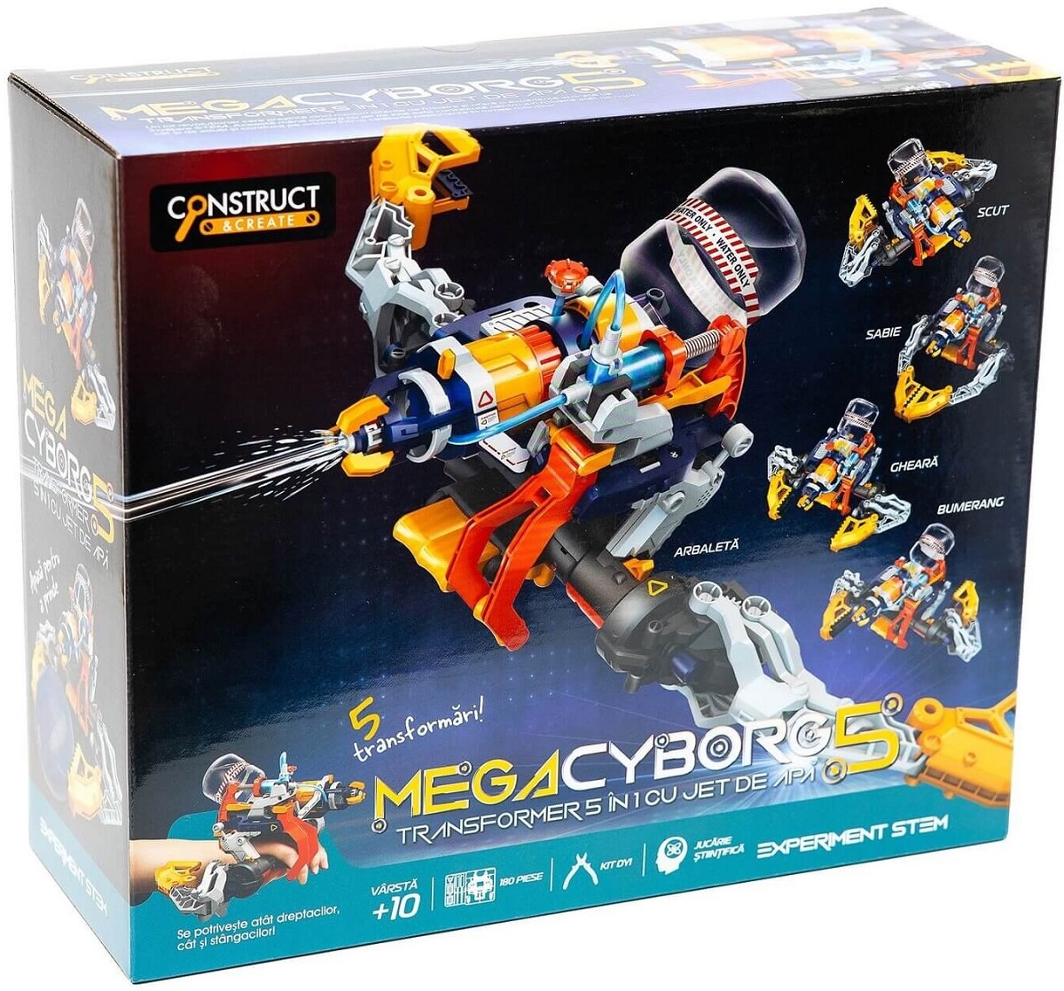 Kit robotica de constructie: Mega Cyborg