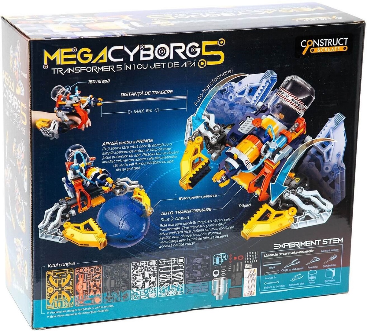 Kit robotica de constructie: Mega Cyborg