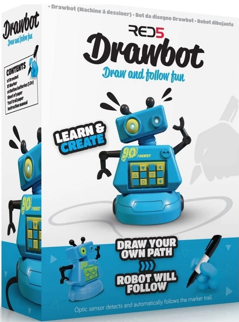 Drawbot. Robotul care urmeaza traseul desenat