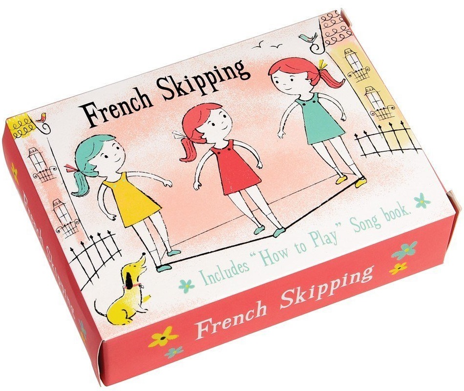 Joc cu elastic: French Skipping