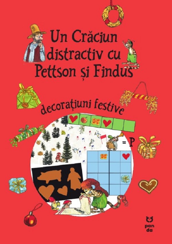 Un Craciun distractiv cu Pettson si Findus. Decoratiuni festive - Sven Nordqvist