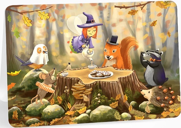 Felicitare. Forest Tea Party