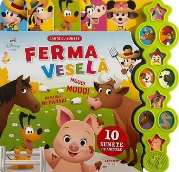 Disney Bebe. Ferma vesela. Carte cu sunete