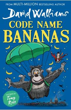 Coperta cărții 'Code Name Bananas - David Walliams'