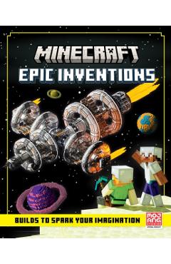 Coperta cărții 'Minecraft Epic Inventions -'