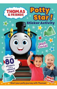Coperta cărții 'Thomas & Friends: Potty Star! Sticker Activity -'