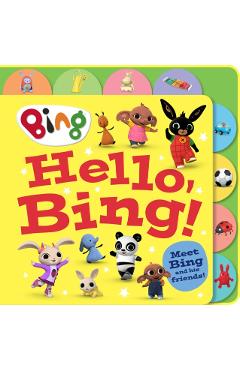 Coperta cărții 'Hello, Bing! (Tabbed Board) -'