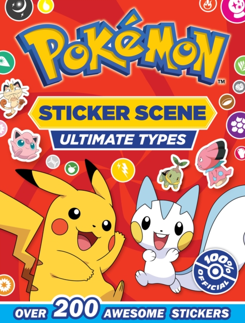 POKEMON ULTIMATE TYPES STICKER SCENE - 