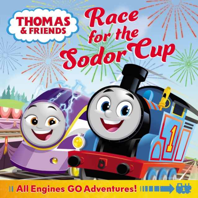 Coperta cărții 'Thomas and Friends: Race for the Sodor Cup -'