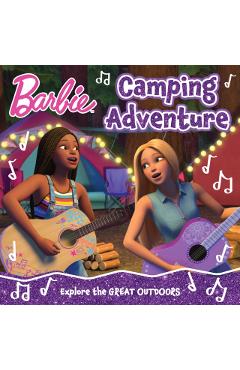 Coperta cărții 'Barbie Camping Adventure Picture Book -'
