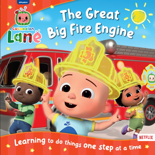 Coperta cărții 'CoComelon Lane: The Great Big Fire Engine Picture Book -'