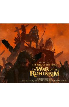 Coperta cărții 'Art of The Lord of the Rings: The War of the Rohirrim - Daniel Falconer'