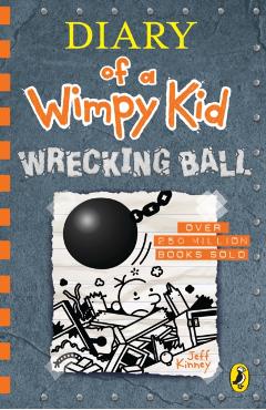 Coperta cărții 'Diary of a Wimpy Kid: Wrecking Ball (Book 14) - Jeff Kinney'