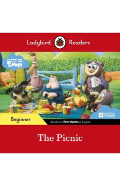 Coperta cărții 'Ladybird Readers Beginner Level - Timmy Time - The Picnic (ELT Graded Reader) -'