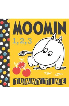 Coperta cărții 'Moomin Baby: 123 Tummy Time Concertina Book - Tove Jansson'