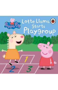 Coperta cărții 'Peppa Pig: Lotte Llama Starts Playgroup -'